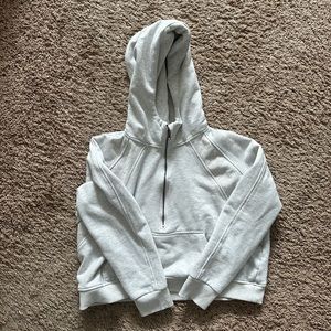 Pink Lily Cropped Hoodie